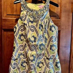 Lilly Pulitzer Ladies Cocktail Dress with Sequin Neckline